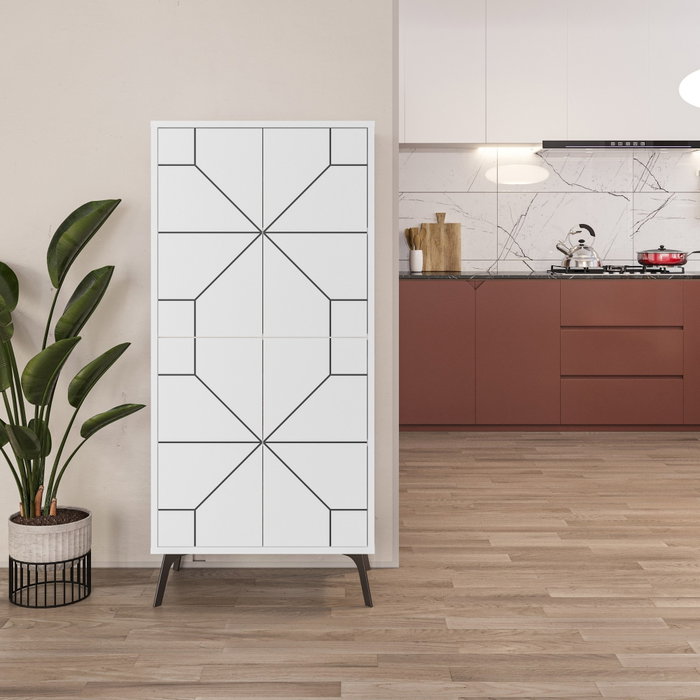 Hanah Home Armario multiusos Dune - Blanco Hanah Home Armario multiusos Dune - Blanco